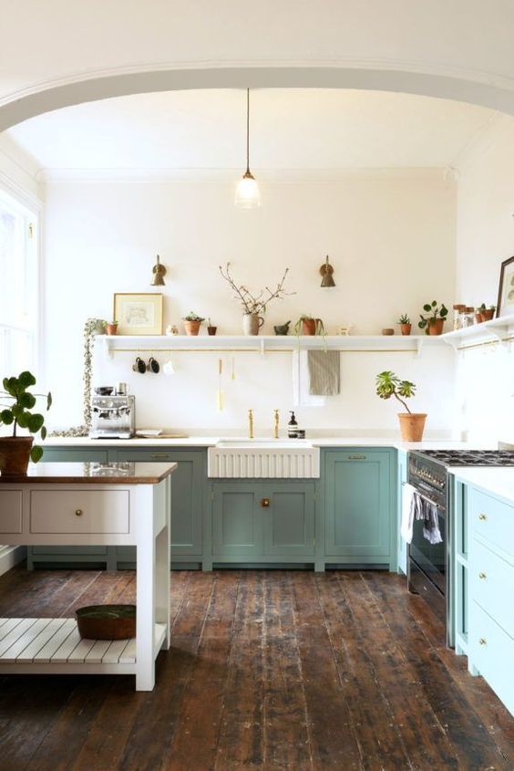 Muebles de Cocina Pintados. Ideas para inspirarte a todo color! 10 0d619d755ab77fa3ea43d8098d34dd9d