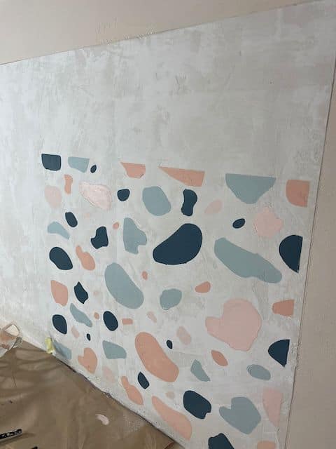 Cómo hacer efecto terrazo en pared 13 10 5