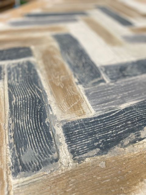 Cómo crear texturas con masilla y Chalk 54 17 3