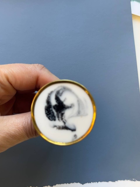 Azul frances y piedra