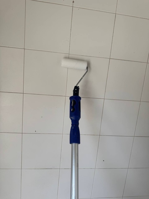 Rodillo blanco de pelo