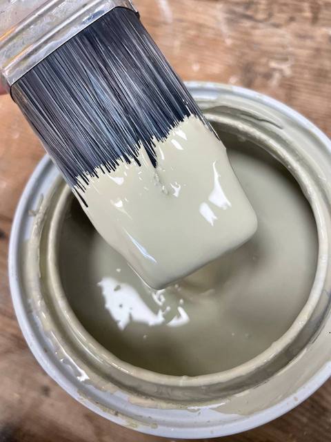 Cómo pintar un cabecero de madera 6 Bola Verde 1