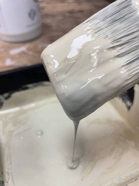 Cómo pintar un cabecero de madera 8 Bola Verde 3