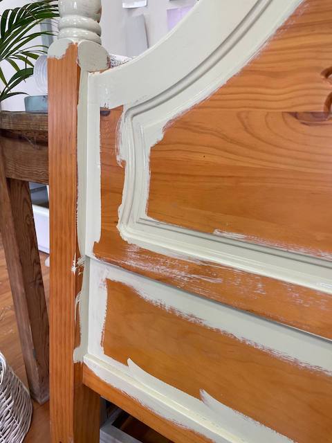 Cómo pintar un cabecero de madera 10 Bola Verde 5