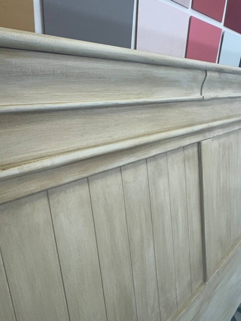 Crea efecto madera lavada en 3 pasos 18 Cabecero imitación efecto lavado