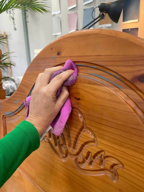 Cómo pintar un cabecero de madera 5 Cabecero 3