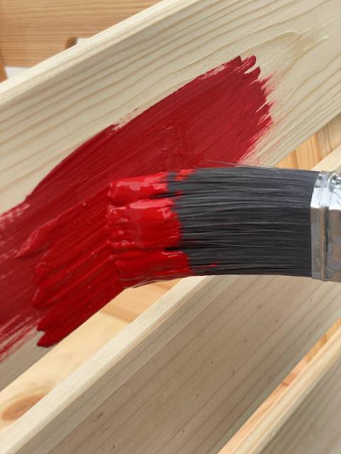 ¿Barniz o cera para pintura a la tiza? 6 Cajon Russian Red 2