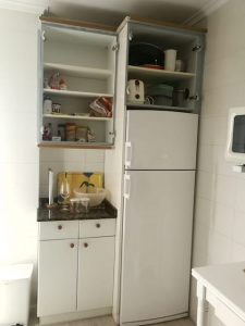 Color De Tiza 2022 28 Cocina Azul Vintage 2 antes