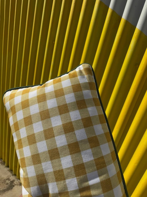 Cojín Vichy Orégano