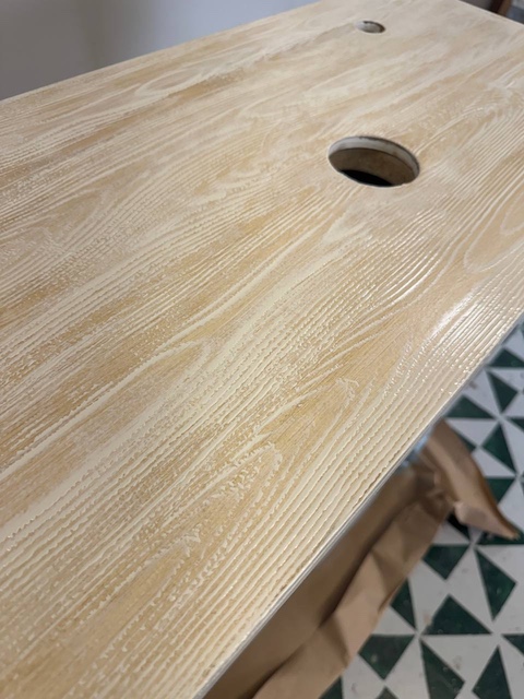 ¿Te atreves a transformar una cómoda en un mueble de lavabo? 29 Tapa de mueble de lavabo patinado