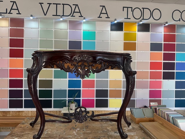 Mesa consola antigua