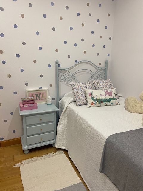 Color De Tiza 2022 32 Dormitorio infantil azul vintage