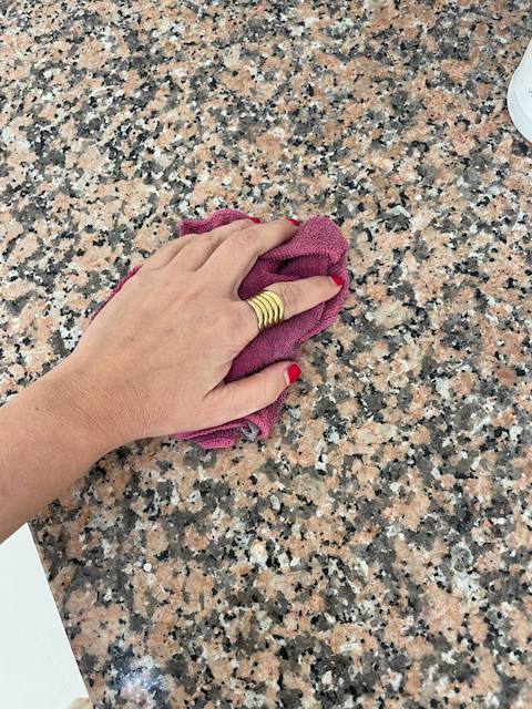 Cómo pintar una encimera 9 Encimera bayeta