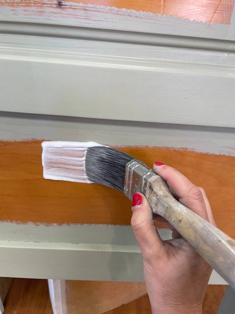 Cómo pintar un cabecero de madera 23 Encolamos 1