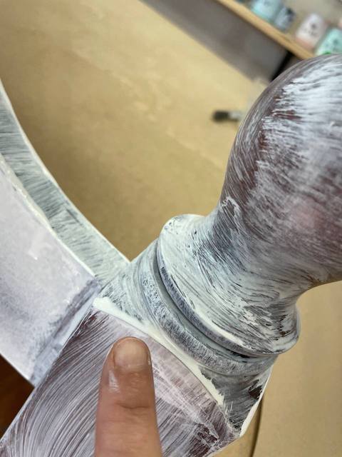 Cómo restaurar un viejo cabecero 13 Exceso de producto 1