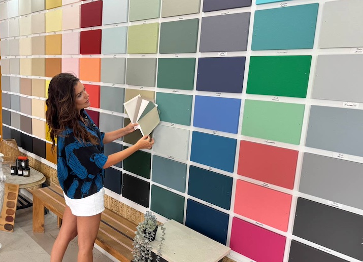 Gema con carta de colores