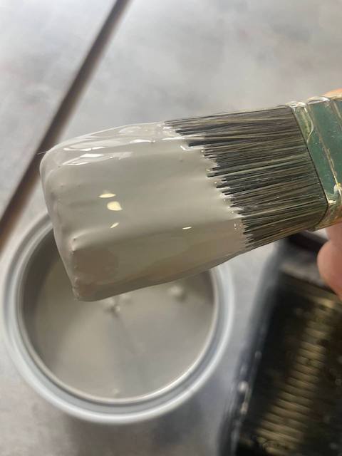 Aprende a pintar muebles de oficina de melamina 18 Color gris para pintar el exterior del mueble de oficina de melamina