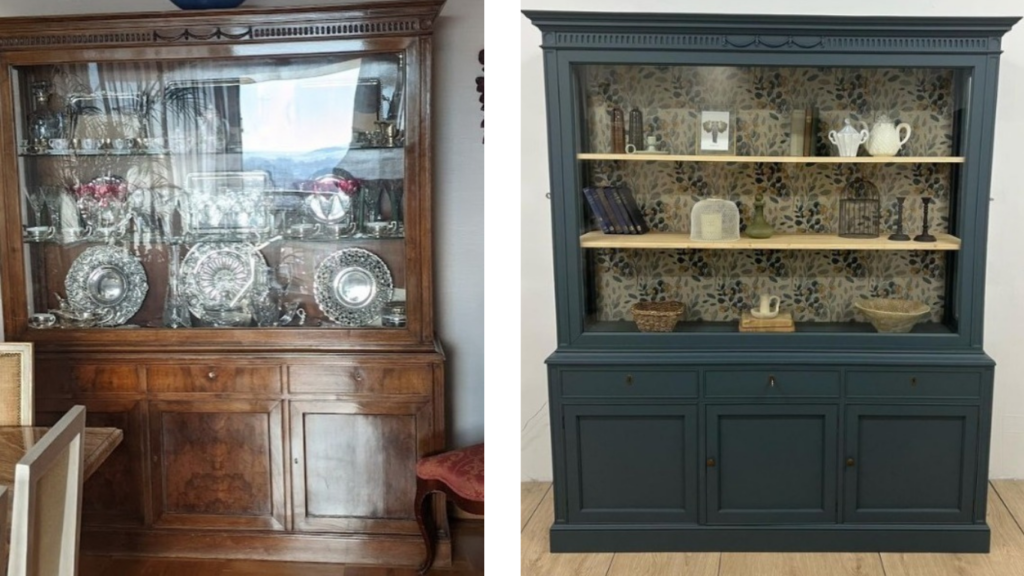 Pintar sobre barniz. Guía paso a paso para pintar muebles barnizados 18 Haya AzulA