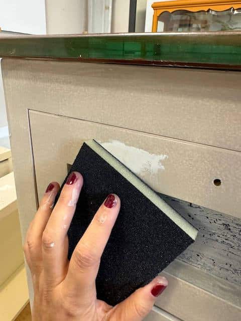 Mejores herramientas de pintura: lija almohadilla