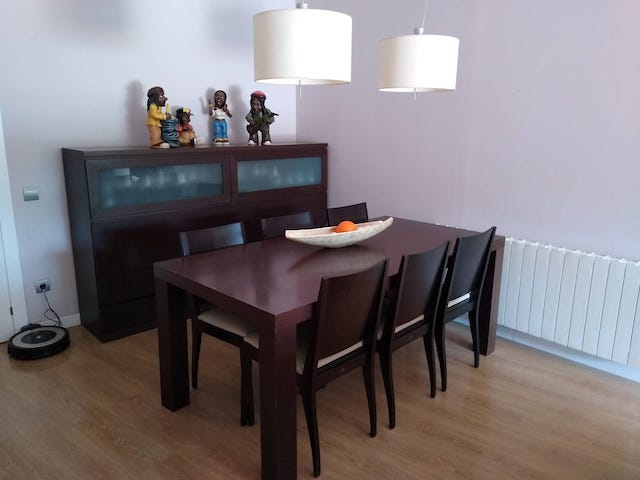 Cómo pintar una mesa de madera de comedor 27 Lino mesa comedor antes