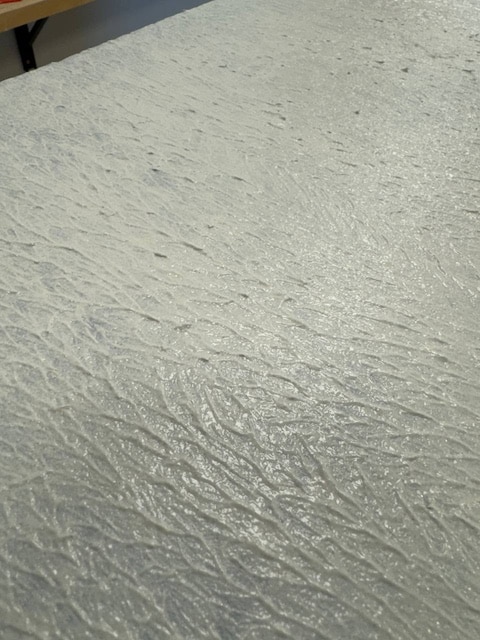 Mueble con masilla de texturas De Tiza