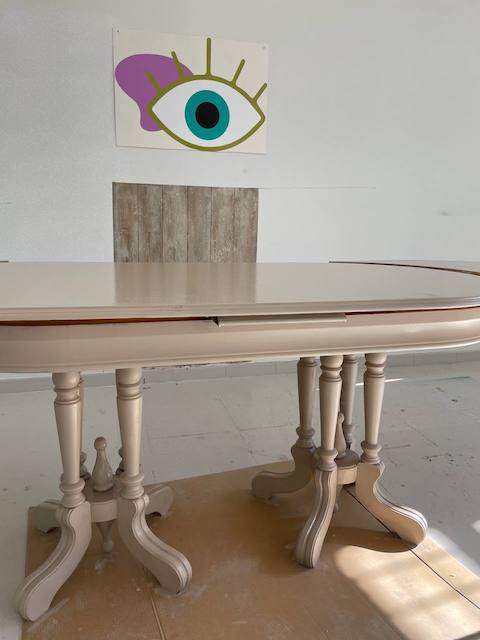 Cómo pintar una mesa de madera de comedor 15 Mesa comedor Oliva