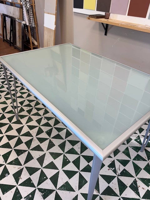 Mesa de cristal