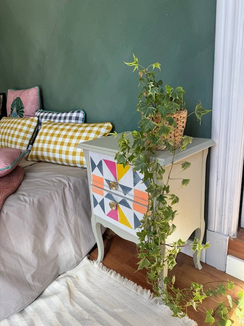 Ideas para transformar una mesita de noche 4 Ideas para transformar una mesita de noche