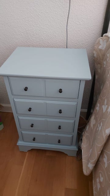 Mesilla Azul Vintage después