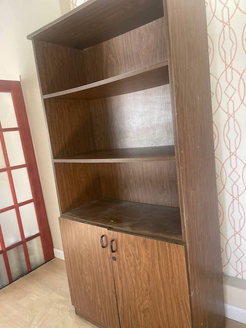 Aprende a pintar muebles de oficina de melamina 3 Mueble de melamina sin pintar