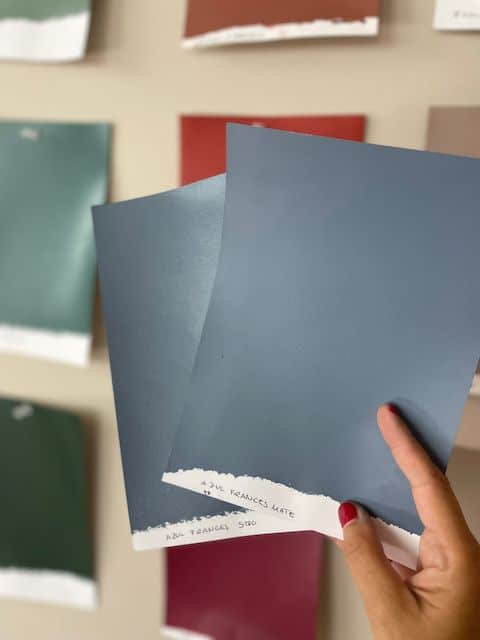 Muestras Azul Francés