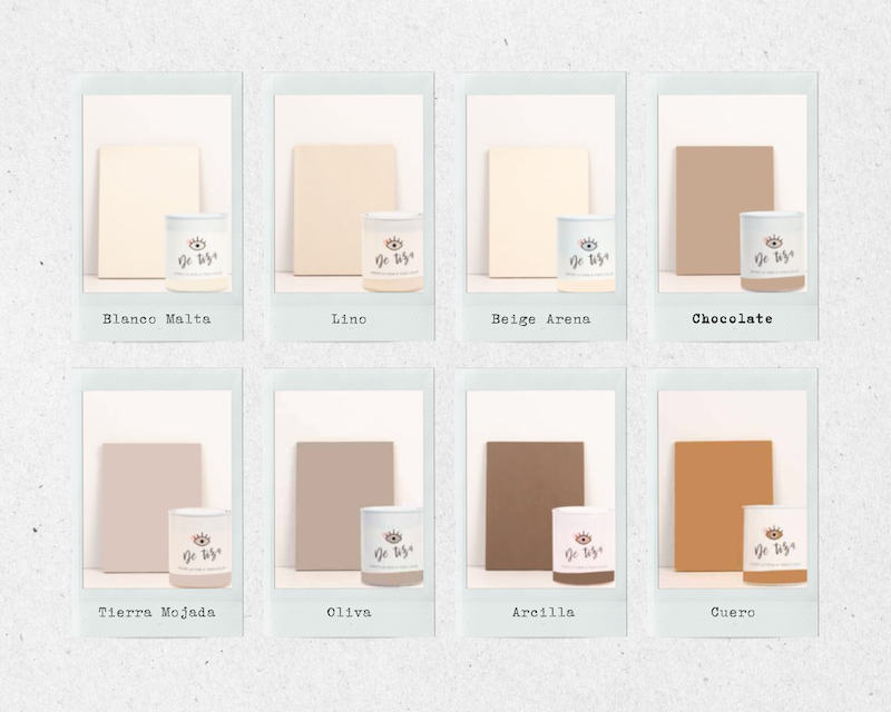 Paleta de color neutros