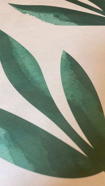 ¿Cómo combinar papel pintado y pintura? 23 Papel p laurel 1