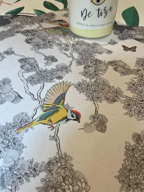 ¿Cómo combinar papel pintado y pintura? 3 Papel pintado Naturaleza 4