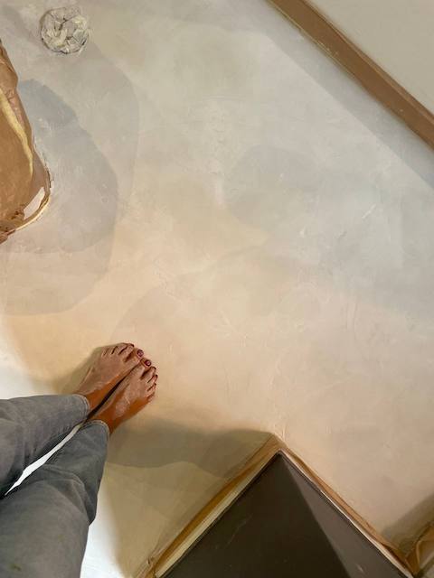 Pintar suelo con plantilla 10