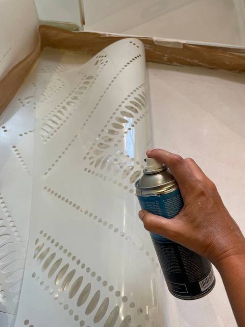 Pintar suelo con plantilla 12