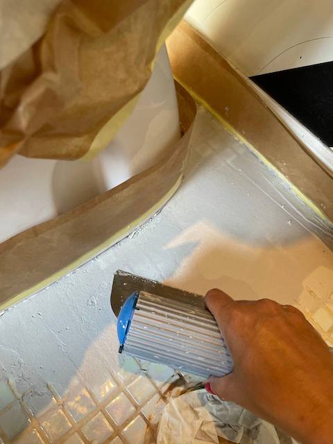 Pintar suelo con plantilla 6