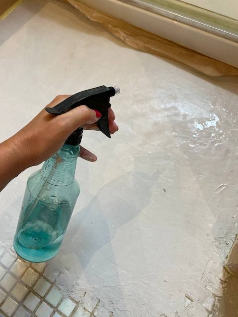 Pintar suelo con plantilla 7