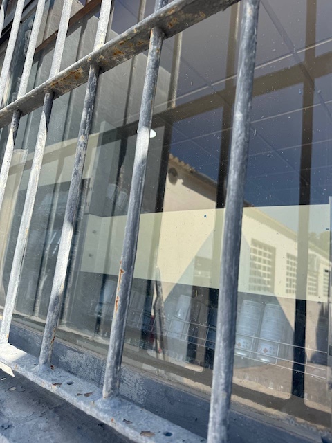 Pintar rejas de hierro