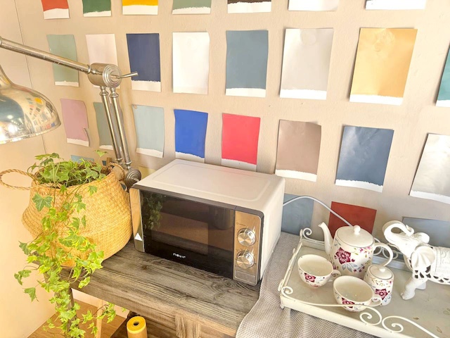 Pintar Metales 34 Como pintar un microondas