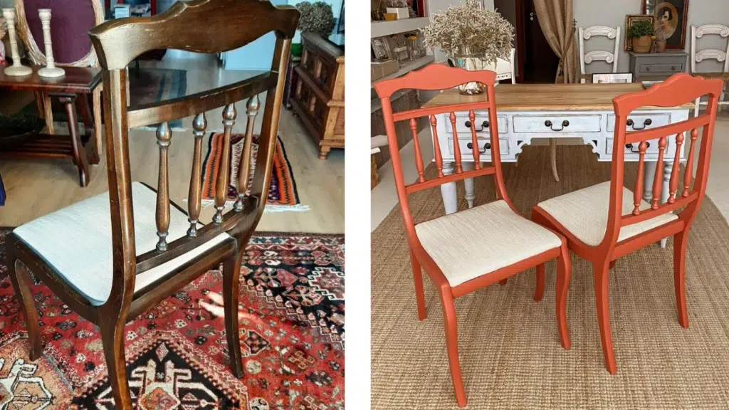 Pintar sobre barniz. Guía paso a paso para pintar muebles barnizados 12 Rojo Calabaza busta ok