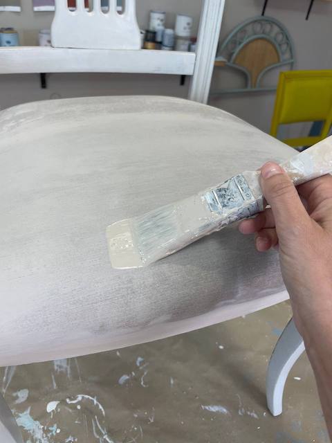 Cómo pintar sillas de madera 24 Segunda mano asiento