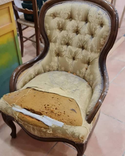 Sillón antes