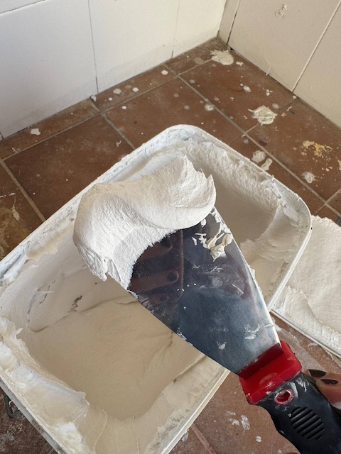 Masilla de Texturas color Blanco Pergamino