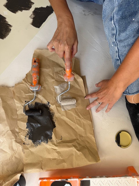 Descargamos los rodillos de pintura