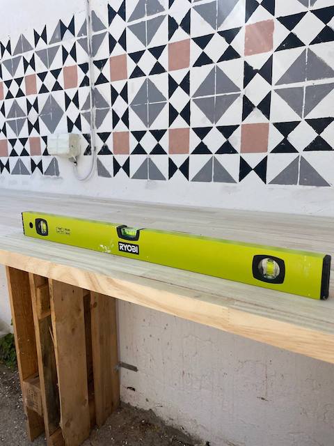 Preparamos la encimera para la cocina de exterior