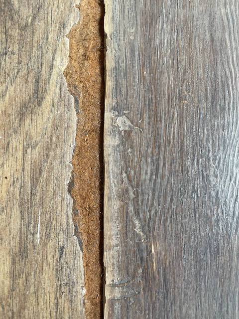 Cómo reparar tu tarima flotante rayada 20 Resultado de pintar una tarima flotante rayada