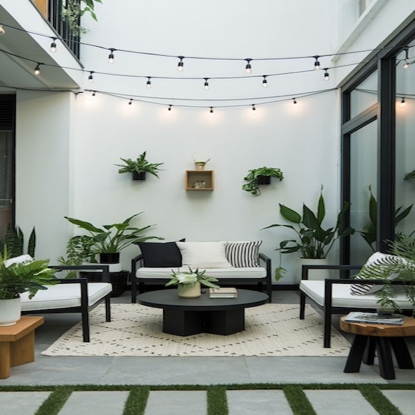 Ideas de color y decoración para exteriores: estilo industrial