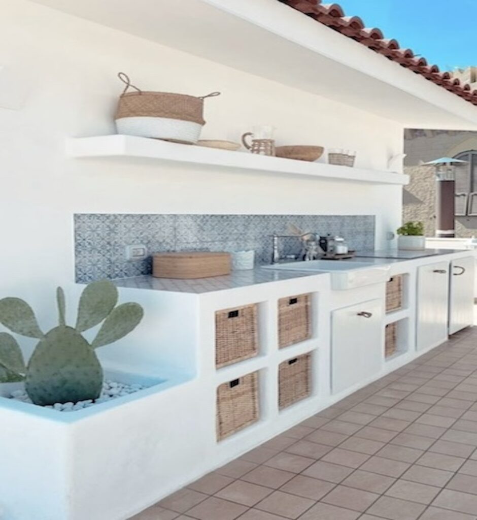 Ideas de color y decoración para exteriores: cocina