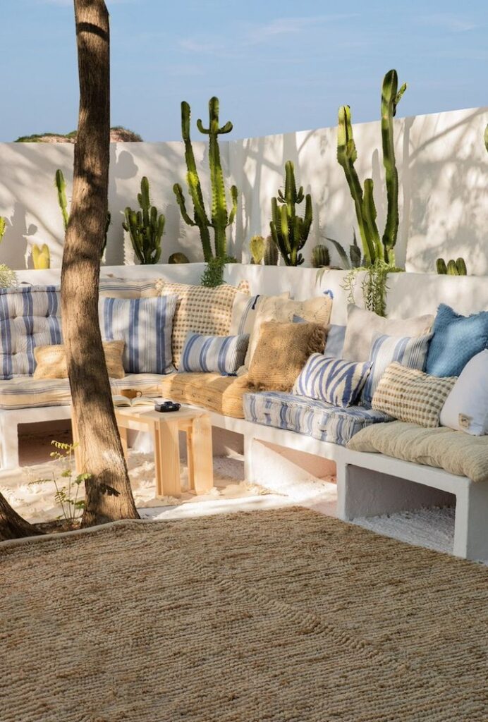 Cojines estampado tipo cabana